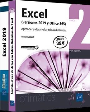 EXCEL (VERSIONES 2019 Y OFFICE 365) - PACK DE 2 LIBROS: APRENDER Y DESARROLLAR T | 9782409032684 | RIGOLLET, PIERRE | Galatea Llibres | Llibreria online de Reus, Tarragona | Comprar llibres en català i castellà online