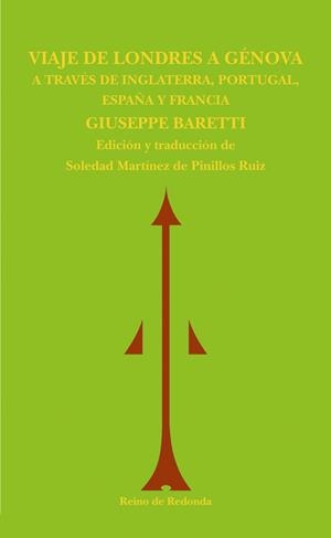 VIAJE DE LONDRES A GENOVA | 9788493365615 | BARETTI, GIUSEPPE | Galatea Llibres | Librería online de Reus, Tarragona | Comprar libros en catalán y castellano online