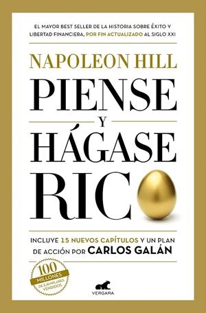 PIENSE Y HÁGASE RICO | 9788418620133 | HILL, NAPOLEON / GALÁN, CARLOS | Galatea Llibres | Llibreria online de Reus, Tarragona | Comprar llibres en català i castellà online