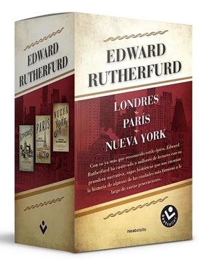 PACK EDWARD RUTHERFURD (LONDRES - PARIS - NUEVA YORK ) | 9788417821982 | RUTHERFURD, EDWARD | Galatea Llibres | Llibreria online de Reus, Tarragona | Comprar llibres en català i castellà online