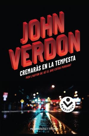 CREMARÀS EN LA TEMPESTA | 9788416859818 | VERDON, JOHN | Galatea Llibres | Librería online de Reus, Tarragona | Comprar libros en catalán y castellano online