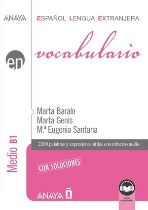 VOCABULARIO NIVEL MEDIO B1 ESPAÑOL LENGUA EXTRANJERA | 9788414315781 | AA.VV | Galatea Llibres | Librería online de Reus, Tarragona | Comprar libros en catalán y castellano online