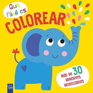 QUÉ FÁCIL ES COLOREAR. ELEFANTE | 9788408249344 | YOYO | Galatea Llibres | Llibreria online de Reus, Tarragona | Comprar llibres en català i castellà online