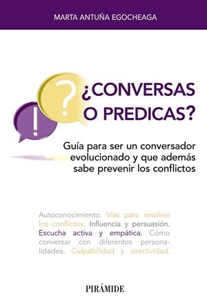 ¿CONVERSAS O PREDICAS? | 9788436846164 | ANTUÑA EGOCHEAGA, MARTA | Galatea Llibres | Librería online de Reus, Tarragona | Comprar libros en catalán y castellano online