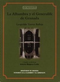 ALHAMBRA Y EL GENERALIFE DE GRANADA | 9788433845351 | TORRES BALBÁS, LEOPOLDO | Galatea Llibres | Llibreria online de Reus, Tarragona | Comprar llibres en català i castellà online