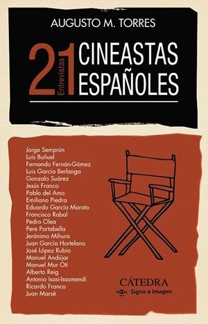 21 CINEASTAS ESPAÑOLES | 9788437644448 | TORRES, AUGUSTO M. | Galatea Llibres | Llibreria online de Reus, Tarragona | Comprar llibres en català i castellà online