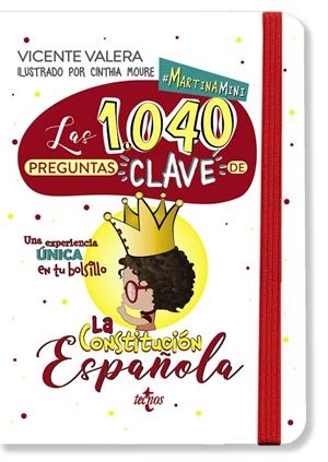MARTINA MINI. LAS 1040 PREGUNTAS "CLAVE" DE LA CONSTITUCIÓN ESPAÑOLA | 9788430984978 | VALERA GÓMEZ DE LA PEÑA, VICENTE J. | Galatea Llibres | Llibreria online de Reus, Tarragona | Comprar llibres en català i castellà online