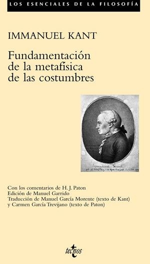 FUNDAMENTOS DE LA METAFISICA DE LAS COSTUMBRES | 9788430943296 | KANT, IMMANUEL | Galatea Llibres | Llibreria online de Reus, Tarragona | Comprar llibres en català i castellà online