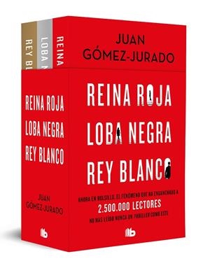 TRILOGÍA REINA ROJA (PACK CON: REINA ROJA | LOBA NEGRA | REY BLANCO) | 9788413145037 | GÓMEZ-JURADO, JUAN | Galatea Llibres | Llibreria online de Reus, Tarragona | Comprar llibres en català i castellà online