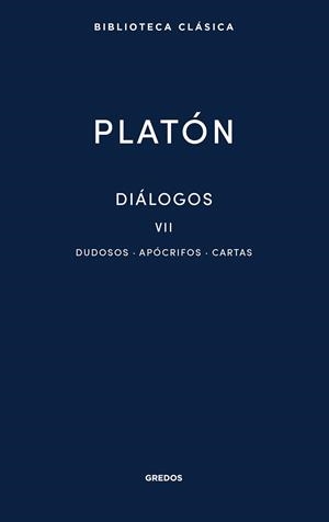 PLATON DIALOGOS VII | 9788424939533 | PLATON | Galatea Llibres | Llibreria online de Reus, Tarragona | Comprar llibres en català i castellà online