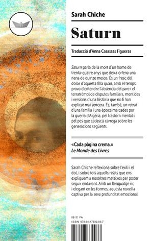 SATURN | 9788417339937 | CHICHE, SARAH | Galatea Llibres | Llibreria online de Reus, Tarragona | Comprar llibres en català i castellà online