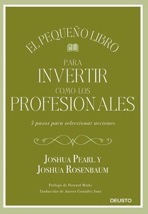 EL PEQUEÑO LIBRO PARA INVERTIR COMO LOS PROFESIONALES | 9788423433810 | ROSENBAUM, JOSHUA | Galatea Llibres | Llibreria online de Reus, Tarragona | Comprar llibres en català i castellà online
