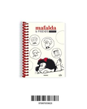 MAFALDA AGENDA PERPETUA ANILLADA FRIENDS BLANCA | 9789878358628 | QUINO | Galatea Llibres | Librería online de Reus, Tarragona | Comprar libros en catalán y castellano online
