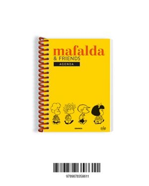 MAFALDA AGENDA PERPETUA ANILLADA FRIENDS AMARILLA | 9789878358611 | QUINO | Galatea Llibres | Librería online de Reus, Tarragona | Comprar libros en catalán y castellano online