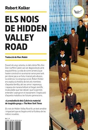 ELS NOIS DE HIDDEN VALLEY ROAD | 9788419332004 | KOLKER, ROBERT | Galatea Llibres | Llibreria online de Reus, Tarragona | Comprar llibres en català i castellà online
