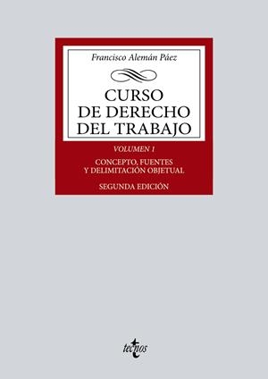 CURSO DE DERECHO DEL TRABAJO | 9788430985128 | ALEMÁN PÁEZ, FRANCISCO | Galatea Llibres | Llibreria online de Reus, Tarragona | Comprar llibres en català i castellà online