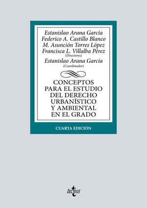 CONCEPTOS PARA EL ESTUDIO DEL DERECHO URBANISTICO Y AMBIENTAL EN EL GRADO CUARTA EDICION | 9788430985180 | AA.VV | Galatea Llibres | Llibreria online de Reus, Tarragona | Comprar llibres en català i castellà online