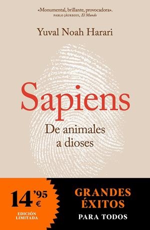 SAPIENS. DE ANIMALES A DIOSES | 9788466342285 | HARARI, YUVAL NOAH | Galatea Llibres | Llibreria online de Reus, Tarragona | Comprar llibres en català i castellà online