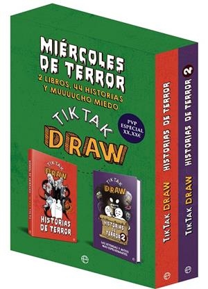 MIÉRCOLES DE TERROR PACK 2 LIBROS | 9788413844466 | TIKTAK DRAW | Galatea Llibres | Librería online de Reus, Tarragona | Comprar libros en catalán y castellano online