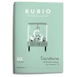 CUADERNO ESCRITURA RUBIO 3 | 9788417427443 | RUBIO SILVESTRE, RAMÓN | Galatea Llibres | Llibreria online de Reus, Tarragona | Comprar llibres en català i castellà online