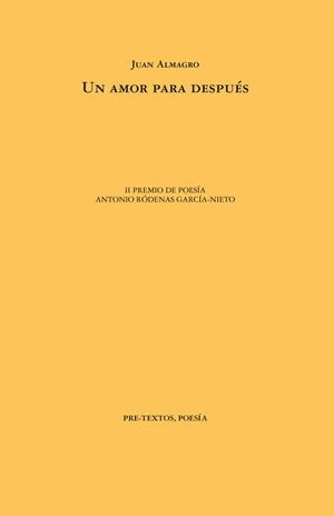 UN AMOR PARA DESPUÉS | 9788418935824 | ALMAGRO, JUAN | Galatea Llibres | Librería online de Reus, Tarragona | Comprar libros en catalán y castellano online