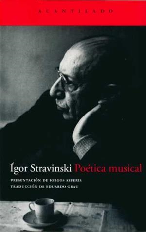 POETICA MUSICAL | 9788496489370 | STRAVINSKI, IGOR | Galatea Llibres | Librería online de Reus, Tarragona | Comprar libros en catalán y castellano online