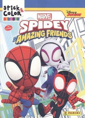 STICK COLOR SPIDERMAN AND FRIENDS | 9788427872998 | Galatea Llibres | Librería online de Reus, Tarragona | Comprar libros en catalán y castellano online