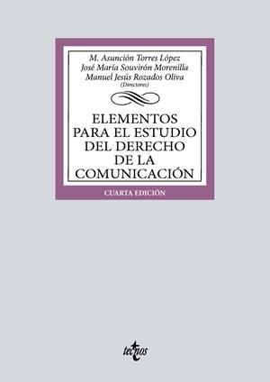 ELEMENTOS PARA EL ESTUDIO DEL DERECHO DE LA COMUNICACIÓN | 9788430986613 | VV.AA. | Galatea Llibres | Llibreria online de Reus, Tarragona | Comprar llibres en català i castellà online