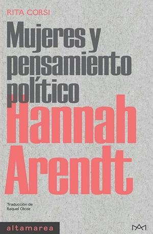 HANNAH ARENDT | 9788418481772 | CORSI, RITA | Galatea Llibres | Librería online de Reus, Tarragona | Comprar libros en catalán y castellano online