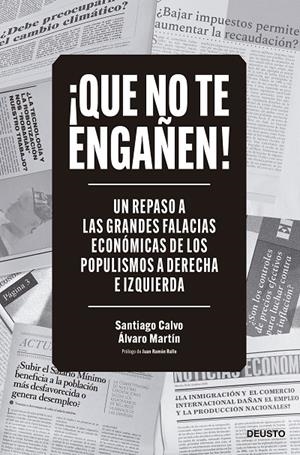 QUE NO TE ENGAÑEN! | 9788423434411 | MARTÍN, ÁLVARO/CALVO, SANTIAGO | Galatea Llibres | Librería online de Reus, Tarragona | Comprar libros en catalán y castellano online
