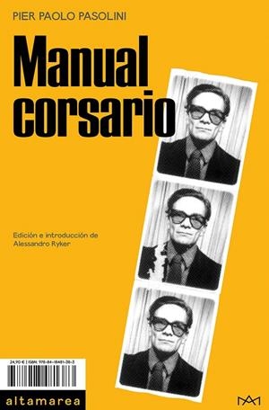 MANUAL CORSARIO | 9788418481383 | PASOLINI, PIER PAOLO | Galatea Llibres | Llibreria online de Reus, Tarragona | Comprar llibres en català i castellà online