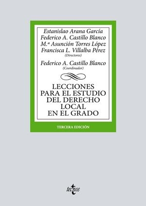 LECCIONES PARA EL ESTUDIO DEL DERECHO LOCAL EN EL GRADO | 9788430987061 | ARANA GARCÍA, ESTANISLAO/CASTILLO BLANCO, FEDERICO A./TORRES LÓPEZ, MARÍA ASUNCIÓN/VILLALBA PÉREZ, F | Galatea Llibres | Llibreria online de Reus, Tarragona | Comprar llibres en català i castellà online