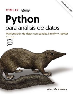 PYTHON PARA ANÁLISIS DE DATOS | 9788441546837 | MCKINNEY, WES | Galatea Llibres | Librería online de Reus, Tarragona | Comprar libros en catalán y castellano online