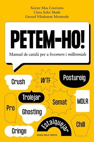 PETEM-HO! | 9788418062803 | MAS CRAVIOTTO, XAVIER/SOLER MAÑÉ, CLARA/VILADOMAT MONTERDE, GERARD | Galatea Llibres | Llibreria online de Reus, Tarragona | Comprar llibres en català i castellà online