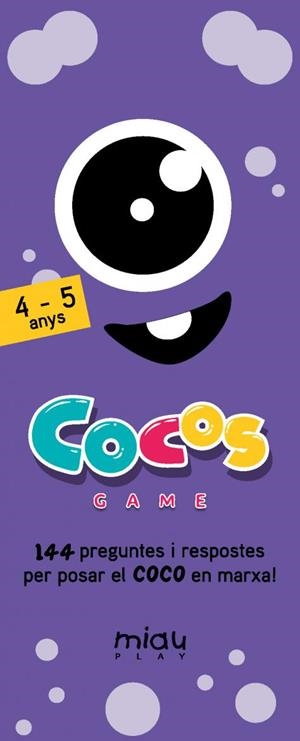 COCOS JUEGO 4-5 ANYS | 9788418749483 | RODRIGUEZ SANCHEZ, CARLOS | Galatea Llibres | Llibreria online de Reus, Tarragona | Comprar llibres en català i castellà online