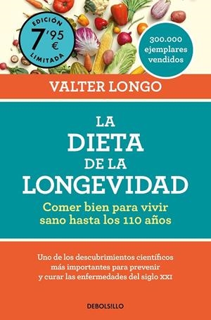 LA DIETA DE LA LONGEVIDAD | 9788466371629 | LONGO, VALTER | Galatea Llibres | Librería online de Reus, Tarragona | Comprar libros en catalán y castellano online