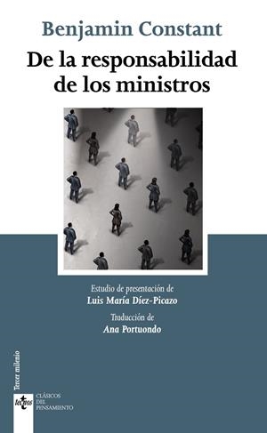 DE LA RESPONSABILIDAD DE LOS MINISTROS | 9788430987801 | CONSTANT, BENJAMIN | Galatea Llibres | Llibreria online de Reus, Tarragona | Comprar llibres en català i castellà online