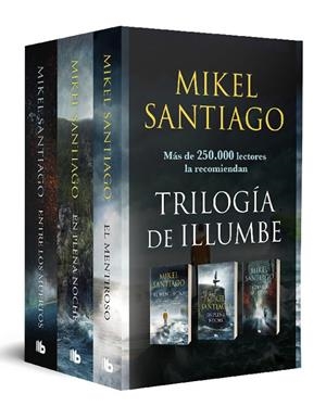 TRILOGÍA DE ILLUMBE (PACK CON: EL MENTIROSO | EN PLENA NOCHE | ENTRE LOS MUERTOS | 9788413146508 | SANTIAGO, MIKEL | Galatea Llibres | Llibreria online de Reus, Tarragona | Comprar llibres en català i castellà online
