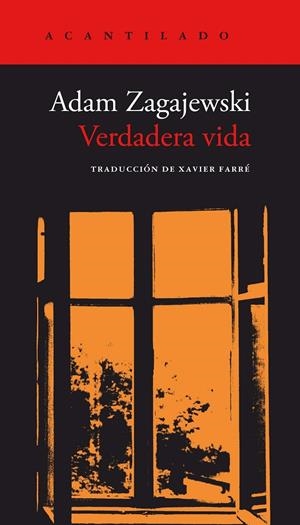 VERDADERA VIDA | 9788419036384 | ZAGAJEWSKI, ADAM | Galatea Llibres | Llibreria online de Reus, Tarragona | Comprar llibres en català i castellà online
