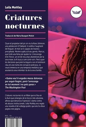 CRIATURES NOCTURNES | 9788419332486 | MOTTLEY, LEILA | Galatea Llibres | Llibreria online de Reus, Tarragona | Comprar llibres en català i castellà online