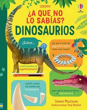 DINOSAURIOS | 9781805314233 | MACLAINE, JAMES | Galatea Llibres | Llibreria online de Reus, Tarragona | Comprar llibres en català i castellà online