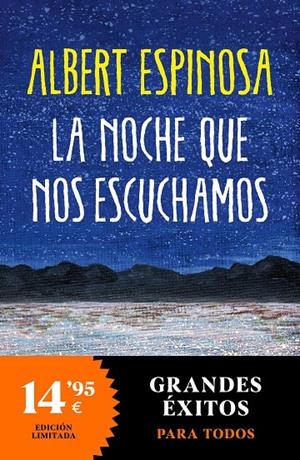 LA NOCHE QUE NOS ESCUCHAMOS | 9788466370820 | ESPINOSA, ALBERT | Galatea Llibres | Librería online de Reus, Tarragona | Comprar libros en catalán y castellano online