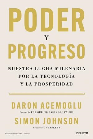PODER Y PROGRESO | 9788423436378 | ACEMOGLU, DARON/JOHNSON, SIMON | Galatea Llibres | Librería online de Reus, Tarragona | Comprar libros en catalán y castellano online