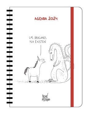 AGENDA ANUAL SEMANAL 2024 RENÉ MERINO | 9788418195952 | MERINO, RENÉ | Galatea Llibres | Llibreria online de Reus, Tarragona | Comprar llibres en català i castellà online