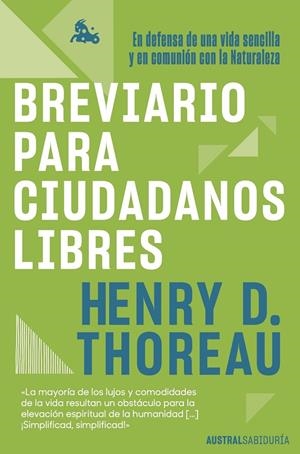 BREVIARIO PARA CIUDADANOS LIBRES | 9788408278610 | THOREAU, HENRY DAVID | Galatea Llibres | Llibreria online de Reus, Tarragona | Comprar llibres en català i castellà online