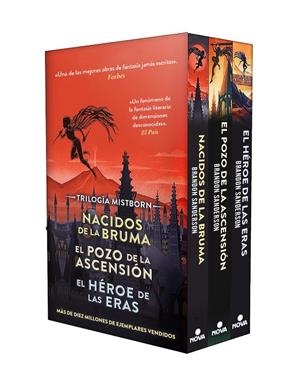 ESTUCHE TRILOGÍA NACIDOS DE LA BRUMA VOLS. 1-3 MISTBORN | 9788419260239 | SANDERSON, BRANDON | Galatea Llibres | Librería online de Reus, Tarragona | Comprar libros en catalán y castellano online