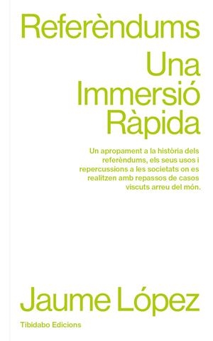REFERÈNDUMS | 9788410013049 | LÓPEZ HERNÁNDEZ, JAUME | Galatea Llibres | Llibreria online de Reus, Tarragona | Comprar llibres en català i castellà online