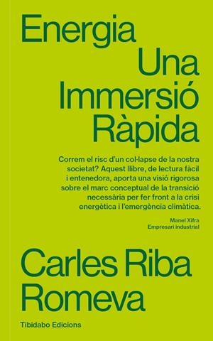 ENERGIA | 9788410013087 | RIBA ROMEVA, CARLES | Galatea Llibres | Llibreria online de Reus, Tarragona | Comprar llibres en català i castellà online