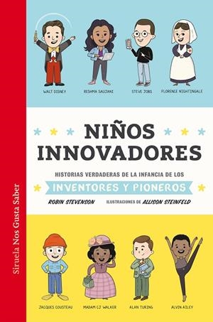 NIÑOS INNOVADORES | 9788419744418 | ROBIN STEVENSON | Galatea Llibres | Librería online de Reus, Tarragona | Comprar libros en catalán y castellano online