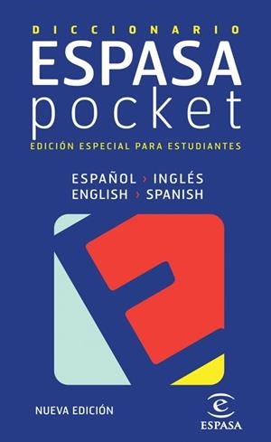 DICCIONARIO ESPAÑOL-INGLES POCKET | 9788467020533 | ESPASA CALPE | Galatea Llibres | Librería online de Reus, Tarragona | Comprar libros en catalán y castellano online